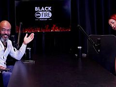 my heart races seeing this naughty redhead show her ass after hubby suggested swinging she craves big thick cocks and skips watching scenes with bruna ferrari on sheer red