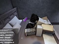 Roblox Office Girl Seduces Me for Intense Late-Night Ass Fucking