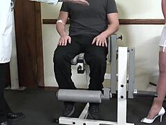 Busty blonde nurse takes juicy ass drilling from hung doctor until cumshot. 😈🍑