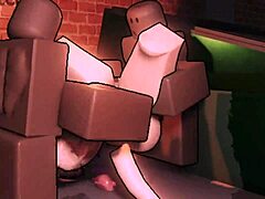 BRATTY WHITE FEMBOY TAKES TWO BBCS IN ALLEY GANGBANG WITH ROUGH ASSFUCKING AND BLOWJOBS