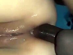 my tight spot clenched as he pushed in i peaked loudly with a messy surprise