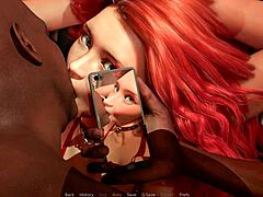 Big Tits Redhead Gets Pussy And Blowjob Action With Cumshot In Hotel Toy Game