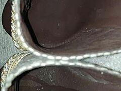 cum on my step mom heels while she wears them