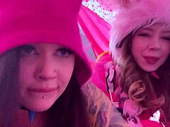 I love this threesome with big tits chicks taking double anal and gaping wide.