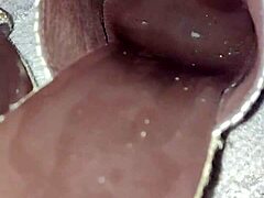 cum on my step mom heels while she wears them