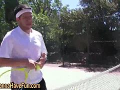 I love how this bendy real teen gets spanked hard at the outdoor party in high definition