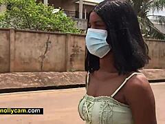 She got lost on the road and stopped to ask a stranger for clear directions