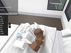 enjoying a casual encounter with a random beauty in condo roblox 02