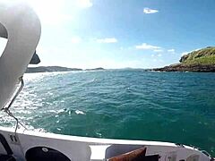 Passeio de barco turns into live sex action with Pernocas and Joy Cardozo.