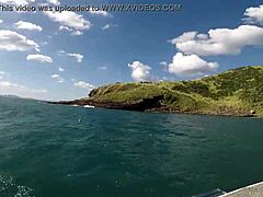 Passeio de barco turns into live sex action with Pernocas and Joy Cardozo.