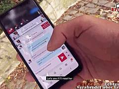 So this German Latina milf gets caught in a public sex pickup at Berlin park, turning into a wild outdoor pov date with flashing and fucking.