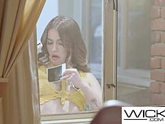 Oh Wow, Busty Brunette And Juicy Blonde In Hot Threesome Getting Fucked Hard!