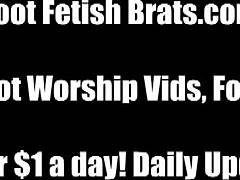 claire was casually sucking her best friend dre's feet in a pov footjob session with licking and jerking off. it turned into full lesbian fetish play.