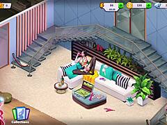 Maid Servant with Big Tits and Ass in Horny Goth Cartoon Gameplay