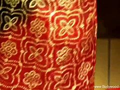 Sacred bollywood honey dances nude with sensual teasing in exotic moves