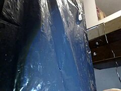 latin tranny teen 18+ stuffs big toys into gaping ass for wild fun