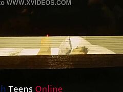 Watch your curvy British neighbor flash her big natural tits and masturbate solo for the first time?