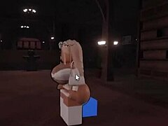 This hot blonde takes on a huge cock, her big tits and ass bouncing wildly.