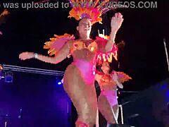 Sambão 2022 Features Big Ass In Tight Stockings And Pantyhose