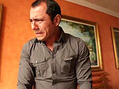 check out my girlfriend's tasty tits in this mexican porno