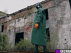 Four young teens including step sister and not brother engage in taboo group fucking with monster cocks and blowjobs in post apocalyptic swap