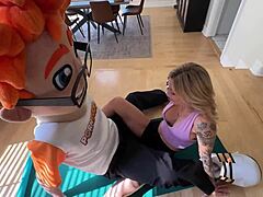 Blonde Kathryn Mae Delivers Tantric Tease In Yoga Session With Handjob Twist And Cowgirl Riding