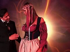 Hey blonde babe Ciera Sage, give him that deep head while getting fucked hard at the same time in double penetration action.