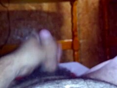 jerking off on the bed