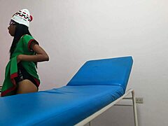 i'm dressed up as a goblin woman in the massage parlor just waiting for my boyfriend to come fuck me hard with that dildo