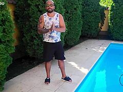 I adore watching busty blonde Juju Meirelles ride huge cock in her debut scene