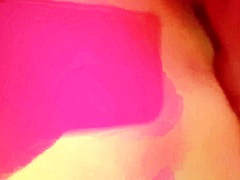 Fat curvy Mexican young bbw gets fucked doggystyle on bed while boyfriend works