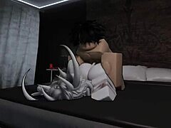Breeding a Roblox Demon Slut in a Condo with Monster Cock Riding