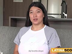 Huge Boobs Latina Teen 18+ Gets Titty Fucked!