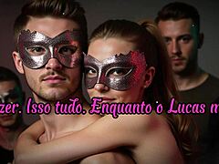 so i ended up turning into the little slut for my husband's friends in this erotic real story with synthetic images and voice