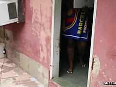 my stepsis got so horny we masturbated together then fucked doggystyle outside while watching porn videos