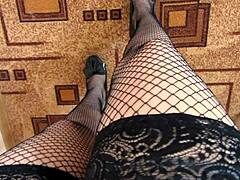 why does this milf's hairy pussy get so wet from masturbating in panties pov?