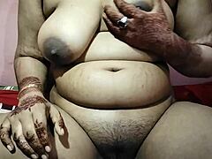 stepsister helps with first-time practice session using natural tits in homemade amateur friend girlfriend setup