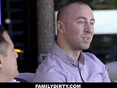 Man, after his girlfriend dumped him, big cock stepbrother Chad Alva gets to fuck hot blonde teen stepsister Brooke Karter.