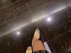 yo, check out shemale ting xuan casually strolling outdoors and then peeing right there in public 😉