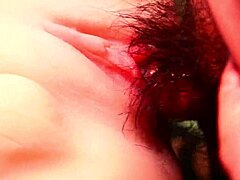 this guy cant ejaculate inside the cute fuck dolls vagina so he pulls out to cum outside on her shaved body during double penetration