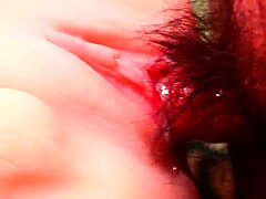 this guy cant ejaculate inside the cute fuck dolls vagina so he pulls out to cum outside on her shaved body during double penetration