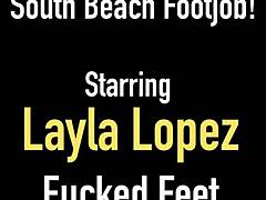 i feel so horny watching cute 18+ layla lopez give that hot footjob with her toes and natural small tits exposed...