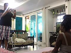 Threesome Action with C Odara Melissa Aleczander in Interracial MFF Group