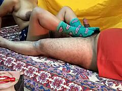 Desi bhabhi cheats on husband with son's friend in tight pussy deepthroat and hardcore blackmail fucking