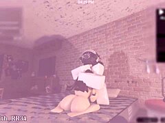 Brunette drops by for fast rough missionary quickie and swallows cum in mouth