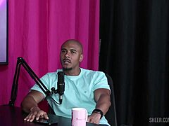 Oh man, I Lucas Ferraz am on Bora Cast with Bruna Carlos - part 1, watchin' on Sheer Red, feelin' all excited.