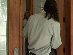 Doggy style pounding with cute babe's wet pussy before her vacation getaway.