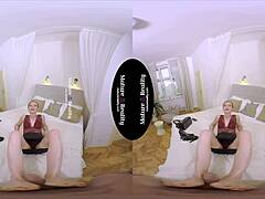 Maturereality - Skinny Mature Gives Footjob and Rides in Stockings at Hotel Room Fuck Session