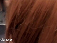 European Amateur Gets Fucked By French Restaurant Server In Public Toilet