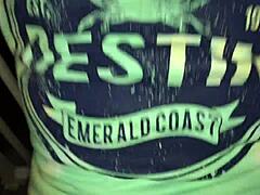 On vacation, my cheating wife got fucked publicly outdoors with gaping pussy and cumshot from monster cock